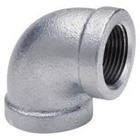 8 inch NPT threaded 90 deg galvanized elbow