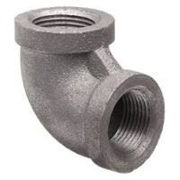 8 inch NPT threaded 90 deg malleable iron elbow