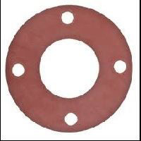 Red Rubber Gasket 1/8 thick for 6 ANSI class 150 flange
