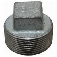 3 ½ inch NPT malleable iron square head plug
