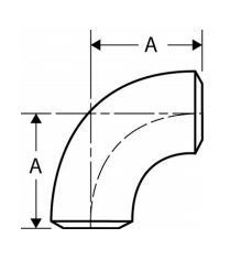 Pipe Fittings Direct. 2 inch long radius 90 deg schedule 40 weld on elbow