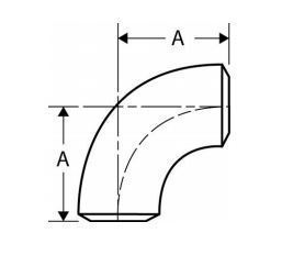 Pipe Fittings Direct. 8 inch Long Radius Heavy Duty 90 degree Carbon ...