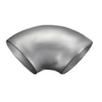 Picture of 1 ½ inch short radius schedule 80S 316 Stainless Steel 90 deg weld on elbow