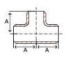 Picture of ½ inch 316 Stainless Steel Schedule 80S weld on Straight Tee