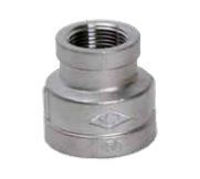 Picture of 1 x 3/4 inch NPT 316 stainless steel class 150 reducing coupling