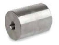 Picture of 1/2 x 1/4  inch NPT forged 304 stainless steel class 3000 reducing coupling