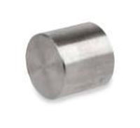 Picture of 1 ¼ inch NPT forged 316 stainless steel class 3000 threaded cap