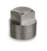 Picture of 1 1/2 inch NPT Class 3000 Forged 304 Stainless Steel square head plug