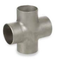 Picture of 1-1/2 inch schedule 10 316 stainless steel weld on cross