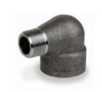 Picture of 1 ¼ inch NPT forged carbon steel class 3000 threaded 90 degree street elbow