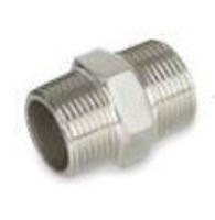 Picture of ⅜ inch NPT Hex Nipple 316 Stainless Steel