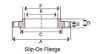 Picture of 10 x 8 inch class 150 carbon steel slip on reducing flange