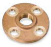 Picture of 3/4 inch NPT Threaded Class 150 Bronze Theaded Flange