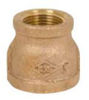 Picture of 3 x 2-1/2  inch NPT threaded bronze reducing coupling
