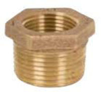 Picture of ⅜ x ⅛ inch NPT threaded bronze reducing bushing