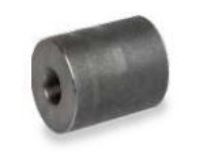 Picture of 1 x 3/8  inch forged carbon steel class 3000 reducing coupling - Made in USA