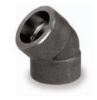 Picture of ⅜ inch 45 degree forged carbon steel socket weld elbow - Made In USA