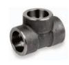 Picture of ¼ inch forged carbon steel socket weld straight tee - Made In USA