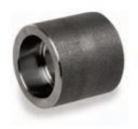 Picture of ¾ inch forged carbon steel socket weld half coupling - Made In USA