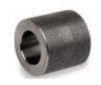 Picture of Class 3000 forged carbon steel socket weld reducing coupling 3/4 x 1/4 inch - Made In USA