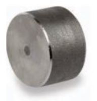 Picture of 1 inch forged carbon steel socket weld cap - Made In USA