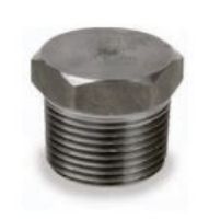 Picture of ⅛ inch NPT Class 3000 Forged Carbon Steel hex head plug - MADE IN USA