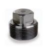 Picture of ¼ inch NPT Class 3000 Forged Carbon Steel square head plug - MADE IN USA