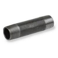 Picture of 4 inch NPT x 4 inch length TBE Schedule 80 Black - MADE IN USA