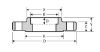 Picture of ½ inch Socket Weld Class 150 Schedule 80 Carbon Steel Raised Face Flange - MADE IN USA