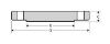 Picture of 5 inch Blind Class 300 316 Stainless Steel Flange