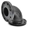 Picture of 2 inch Flanged Short Radius 90 Degree Elbow in Ductile Iron
