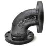 Picture of 8 inch Flanged Long Radius 90 Degree Elbow in Cast Iron
