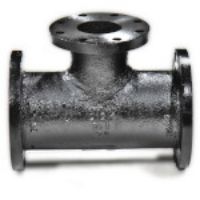 Picture of 5 inch Flanged Straight Tee in Ductile Iron