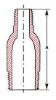 Picture of 2-1/2 X 1-1/2 inch NPT Schedule 80 Concentric Swage Nipple