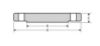 Picture of 2 ½ inch class 150 flat faced steel blind flange - MADE IN USA