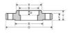 Picture of 1 inch Socket Weld Class 150 Schedule 80S Bore 304 Stainless Steel Flange - MADE IN USA