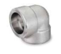 Picture of 1 inch 90 degree forged 304 stainless steel socket weld elbow - MADE IN USA