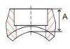 Picture of 1/2 inch forged carbon steel class 3000 socket weld branch outlet for pipe sizes 3/4" thru 36"