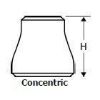 Picture of 1 ¼ x 1 inch 316 Stainless Steel schedule 40S concentric reducer